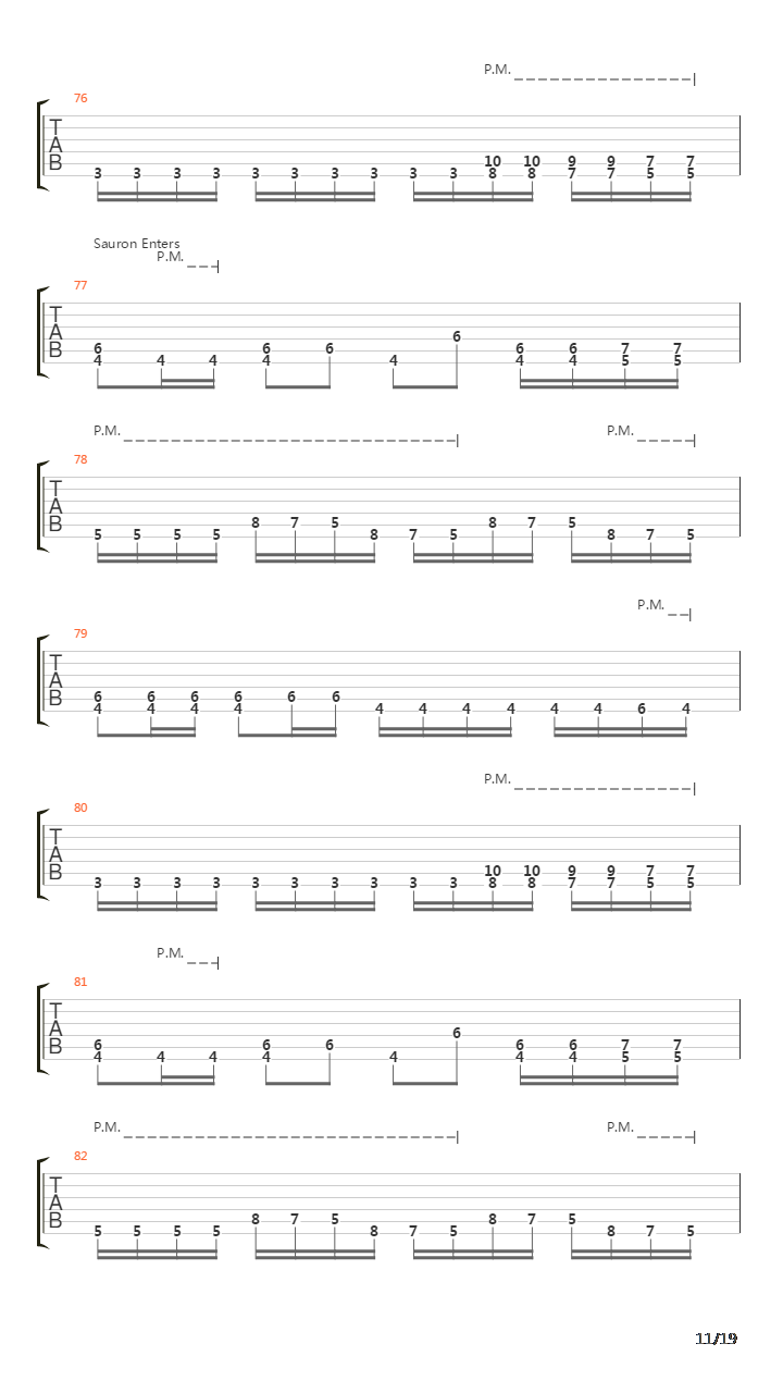 Nine Steps吉他谱