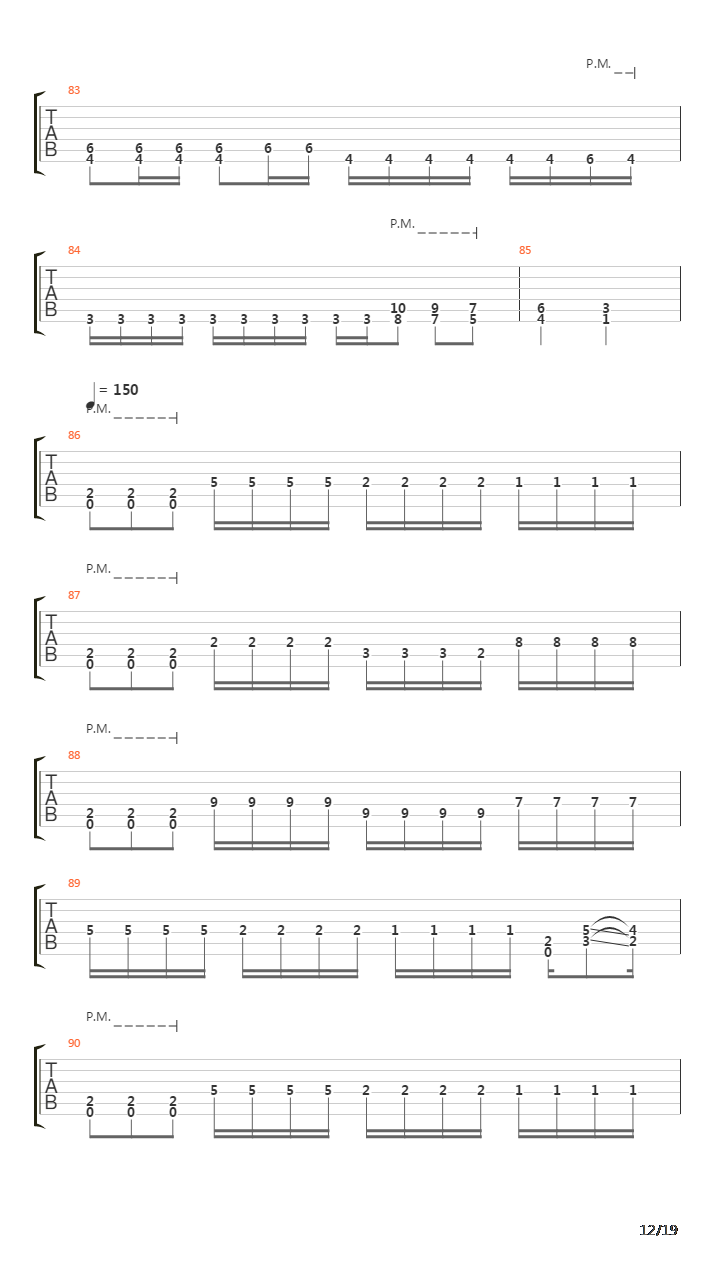 Nine Steps吉他谱