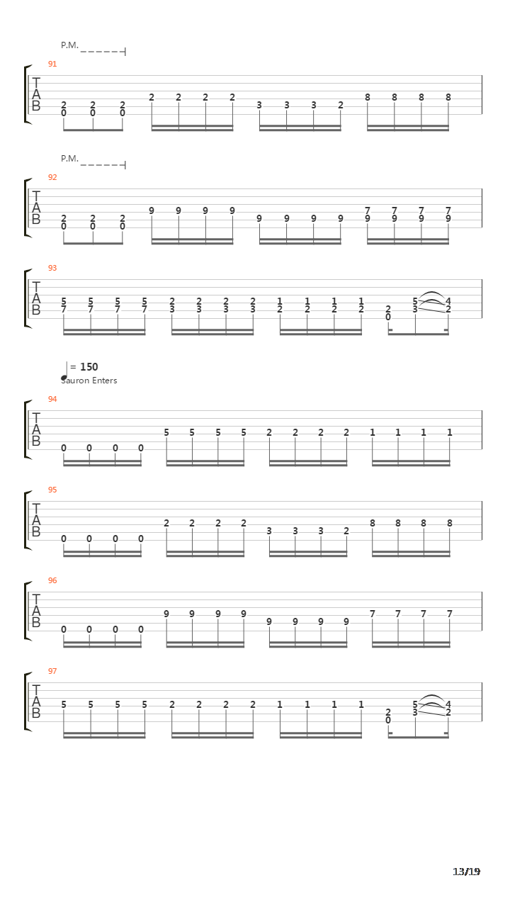 Nine Steps吉他谱