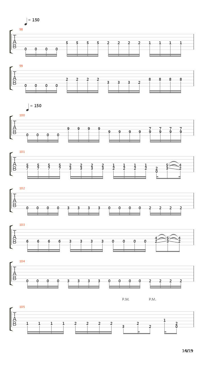 Nine Steps吉他谱