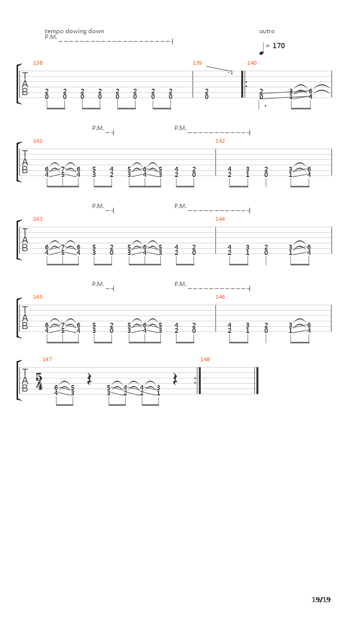 Nine Steps吉他谱