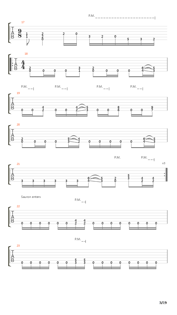 Nine Steps吉他谱