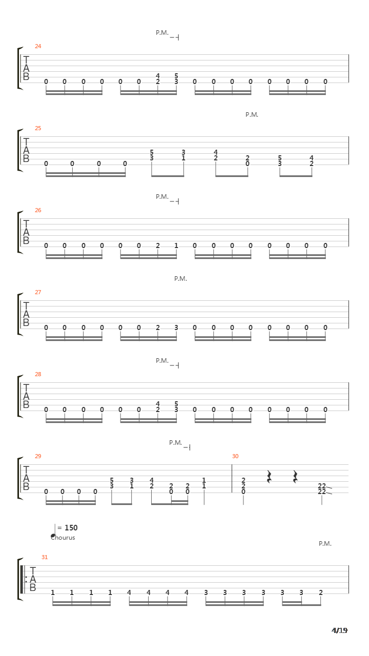 Nine Steps吉他谱