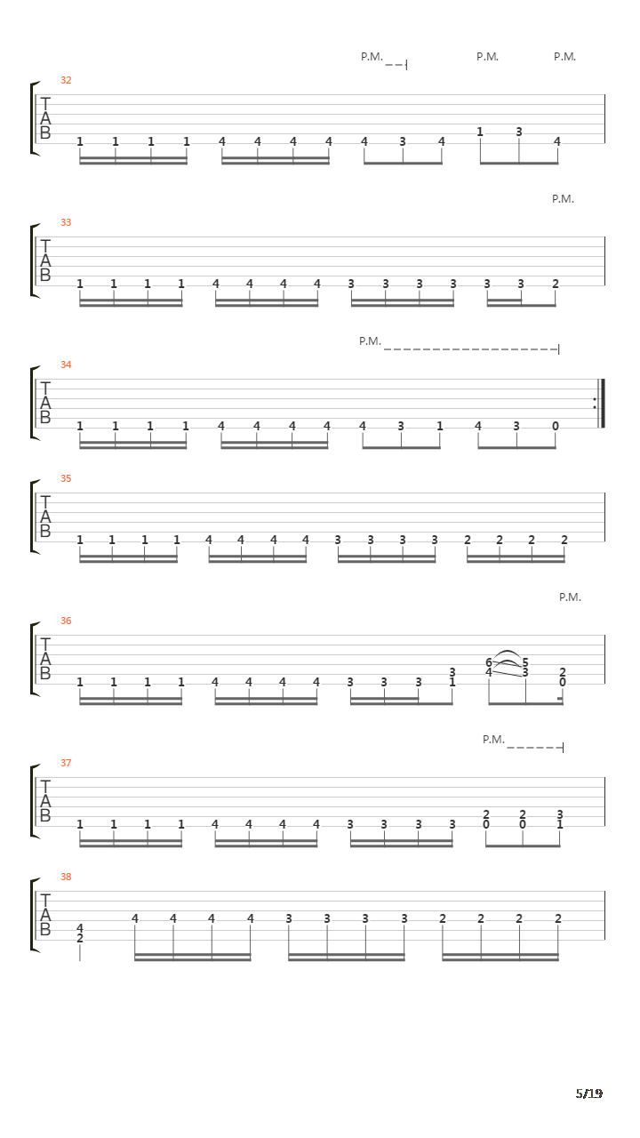 Nine Steps吉他谱