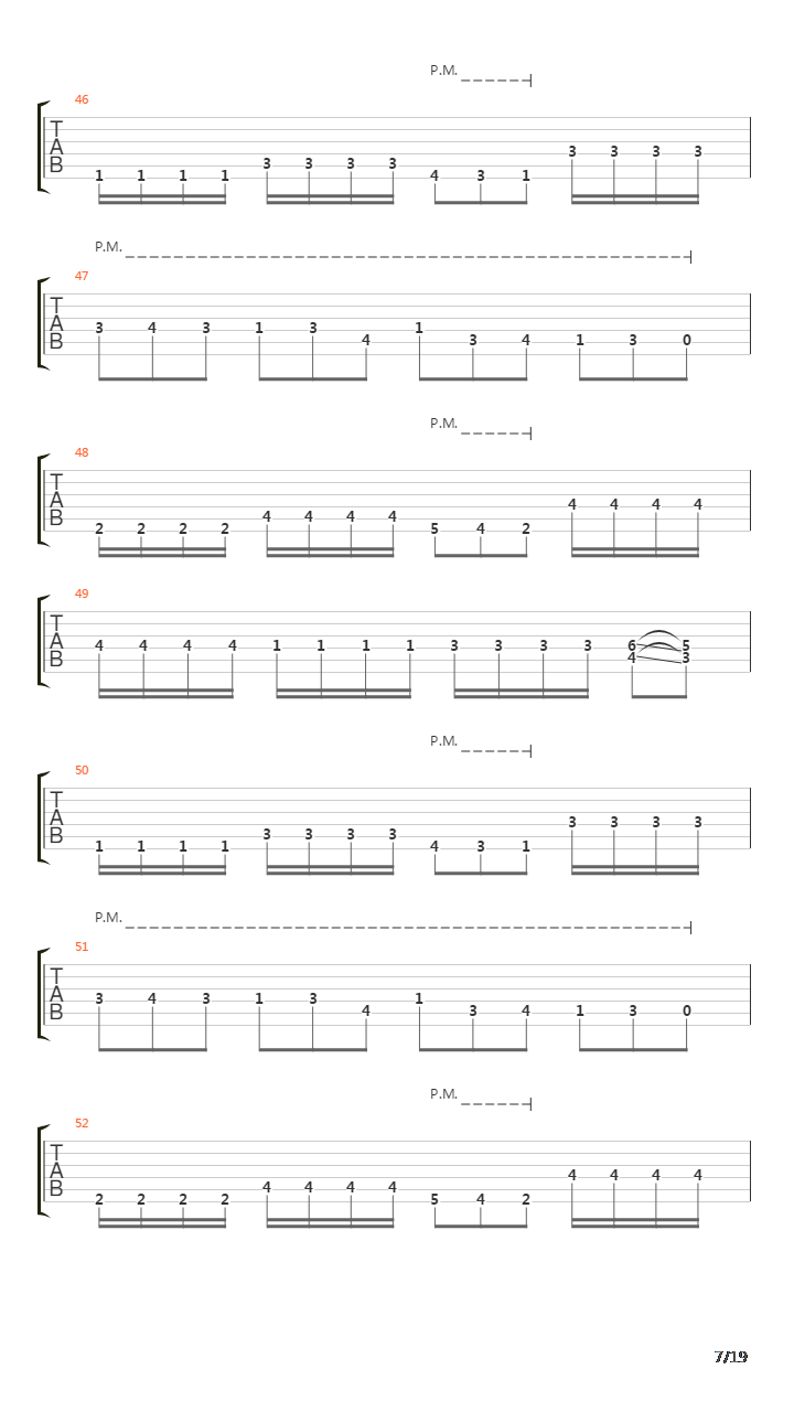 Nine Steps吉他谱