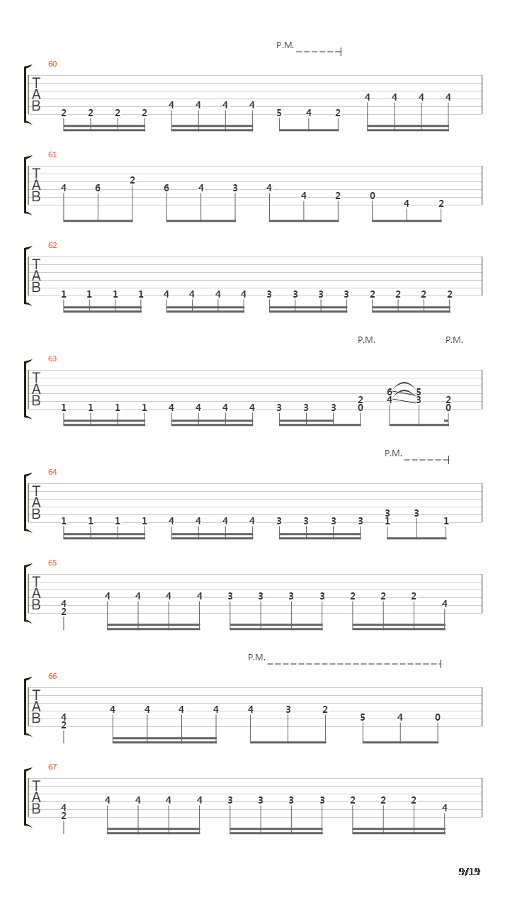 Nine Steps吉他谱