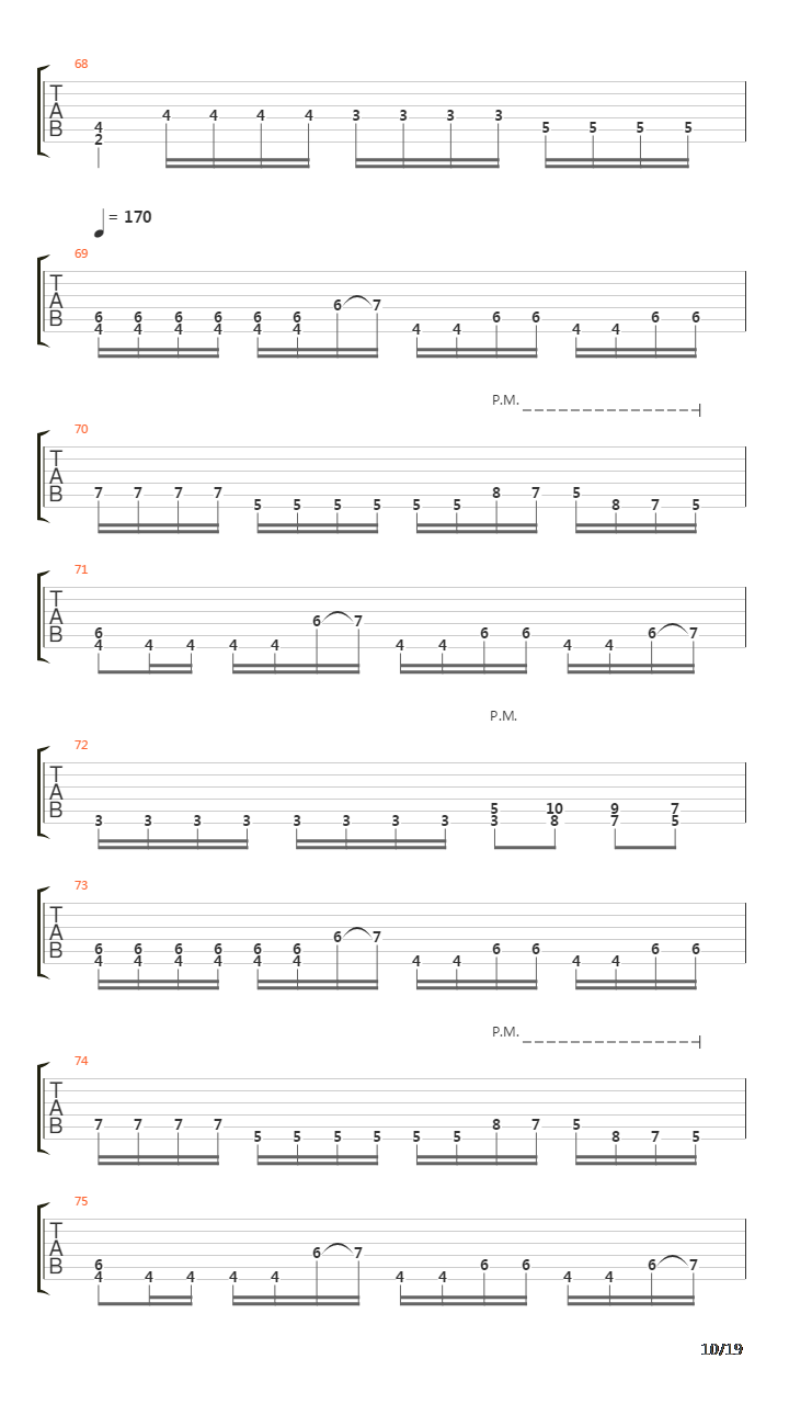 Nine Steps吉他谱