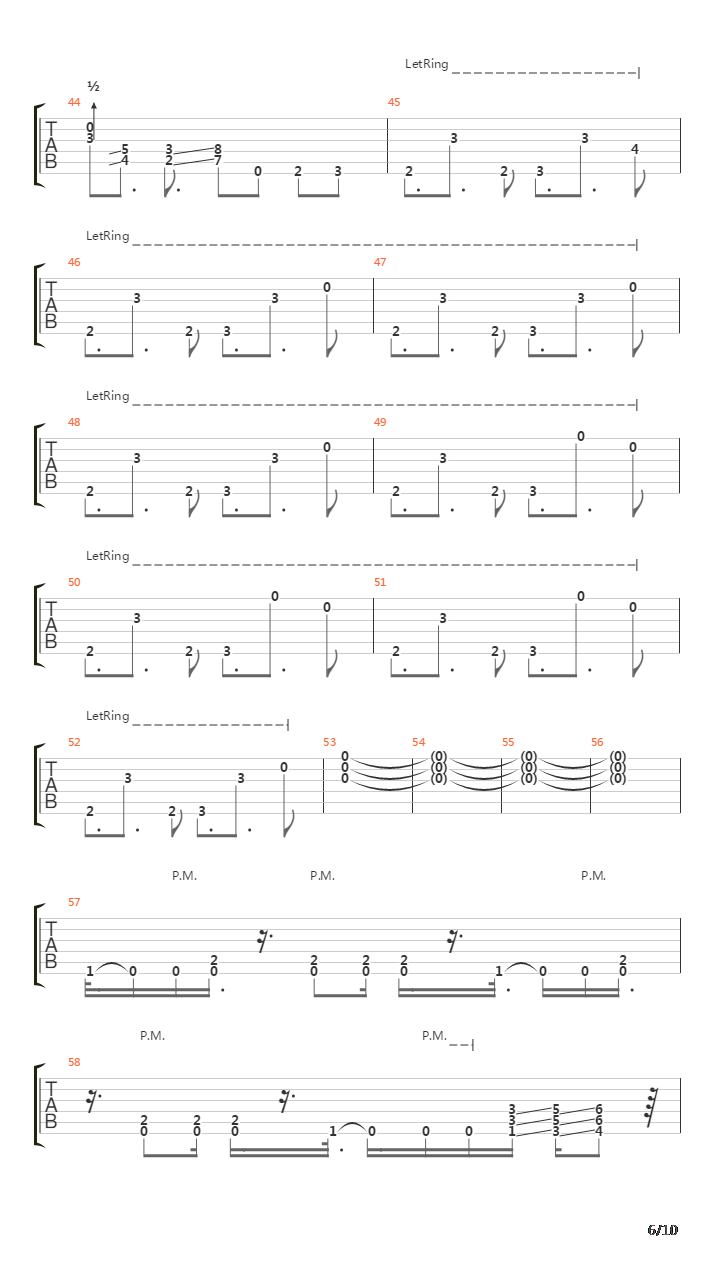 Pest吉他谱