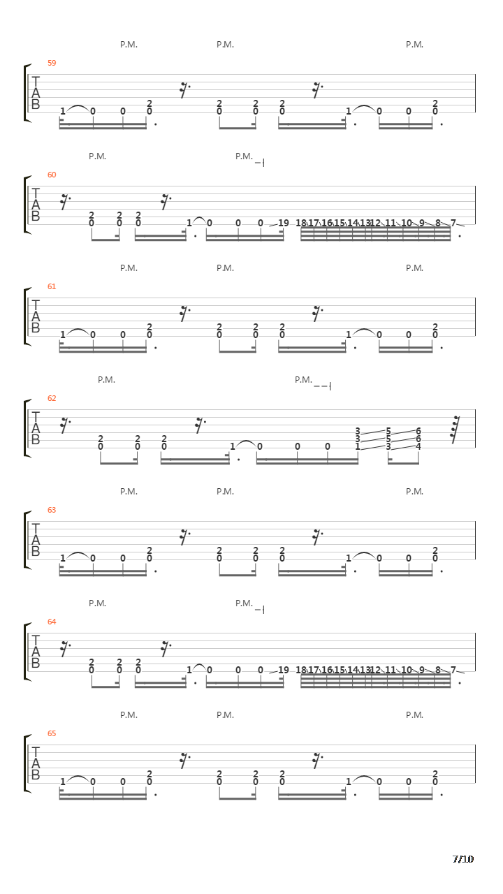 Pest吉他谱