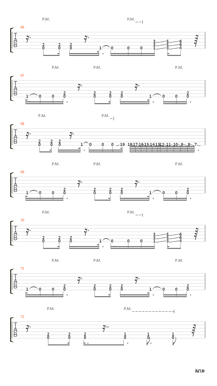 Pest吉他谱