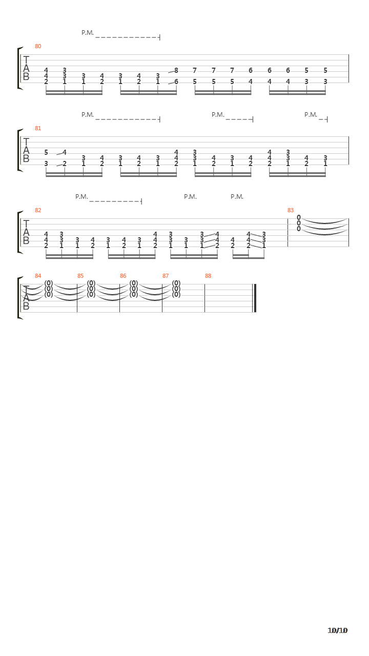 Pest吉他谱