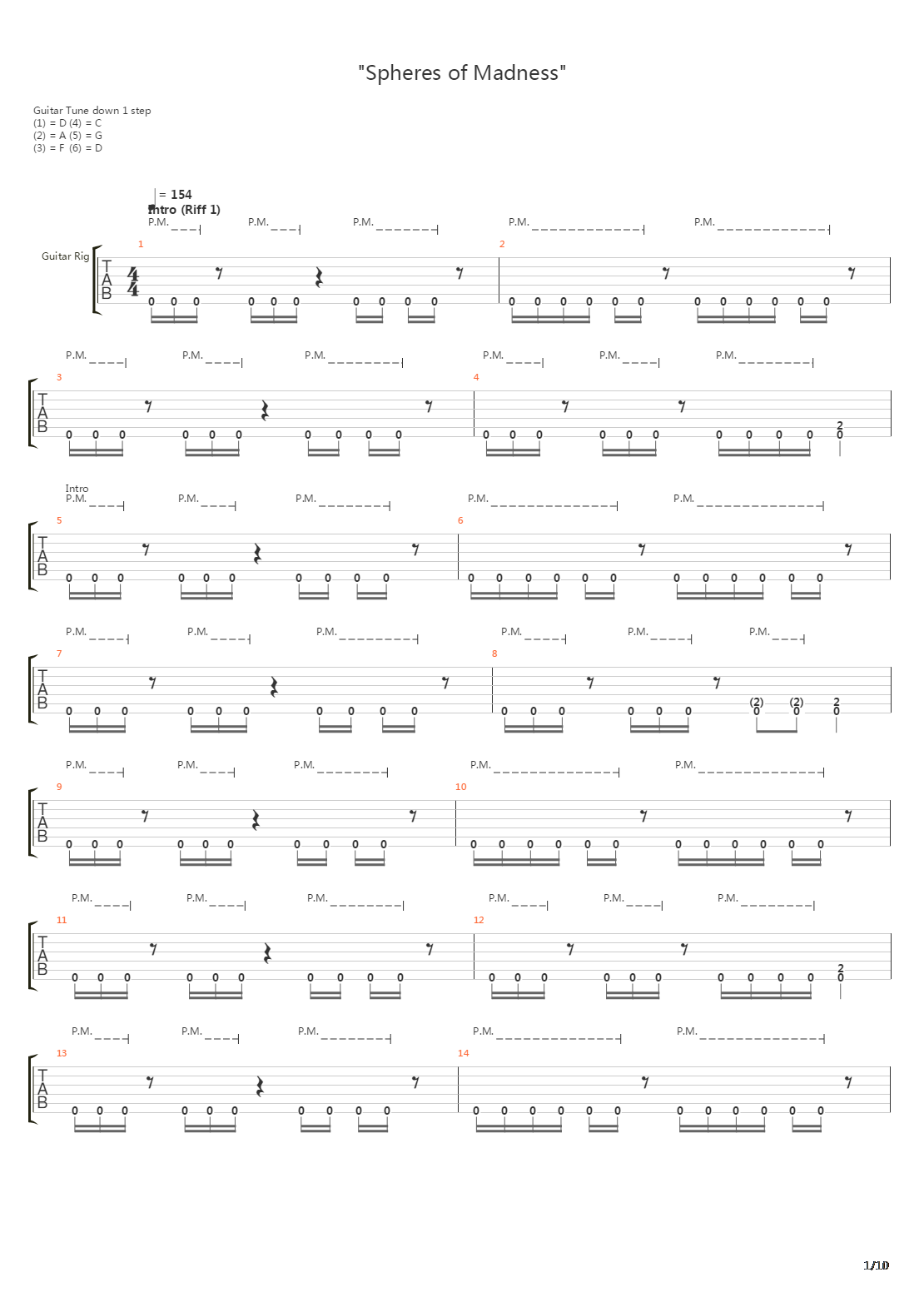 Spheres Of Madness吉他谱