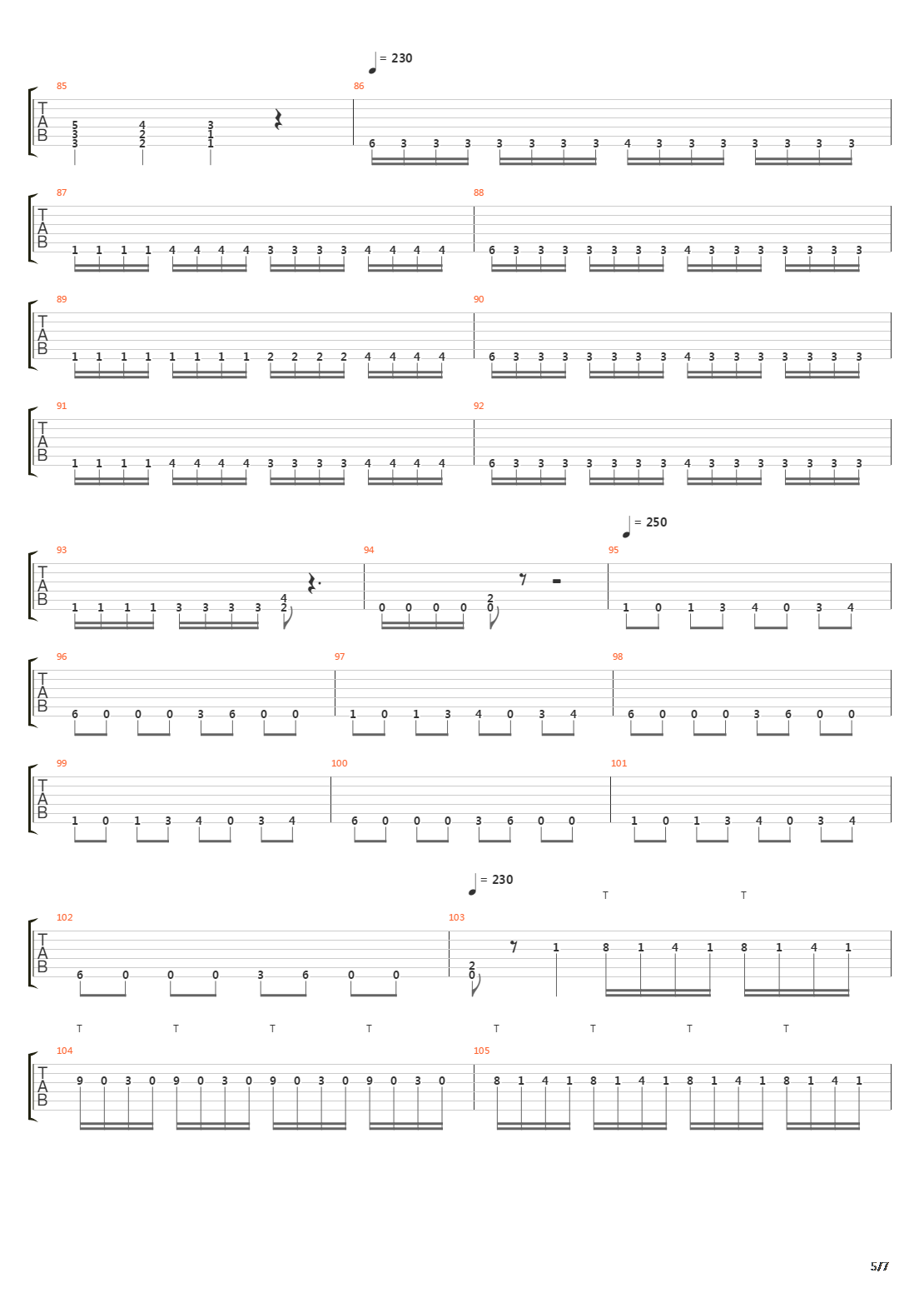 Symmetry Of Zero吉他谱