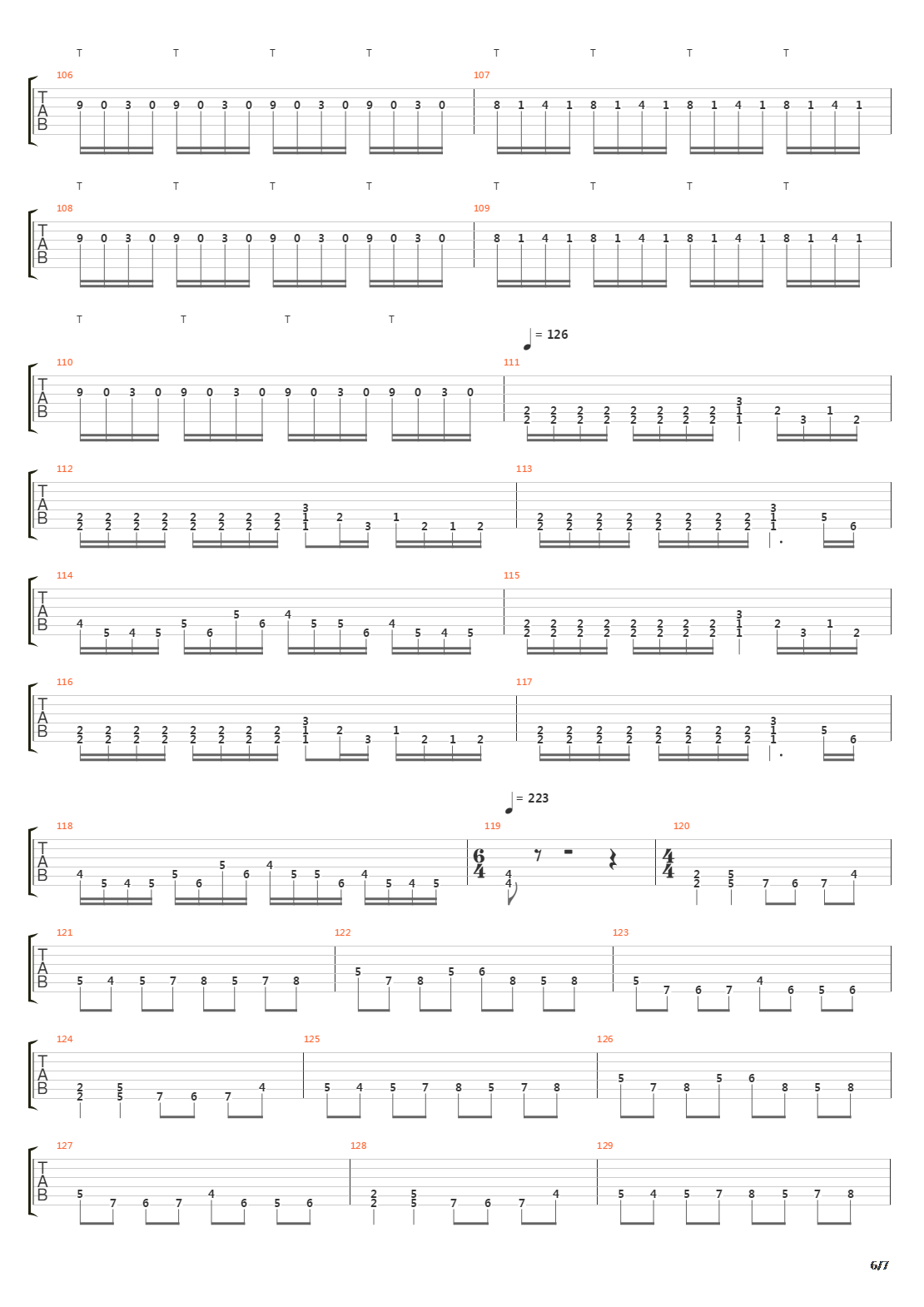 Symmetry Of Zero吉他谱