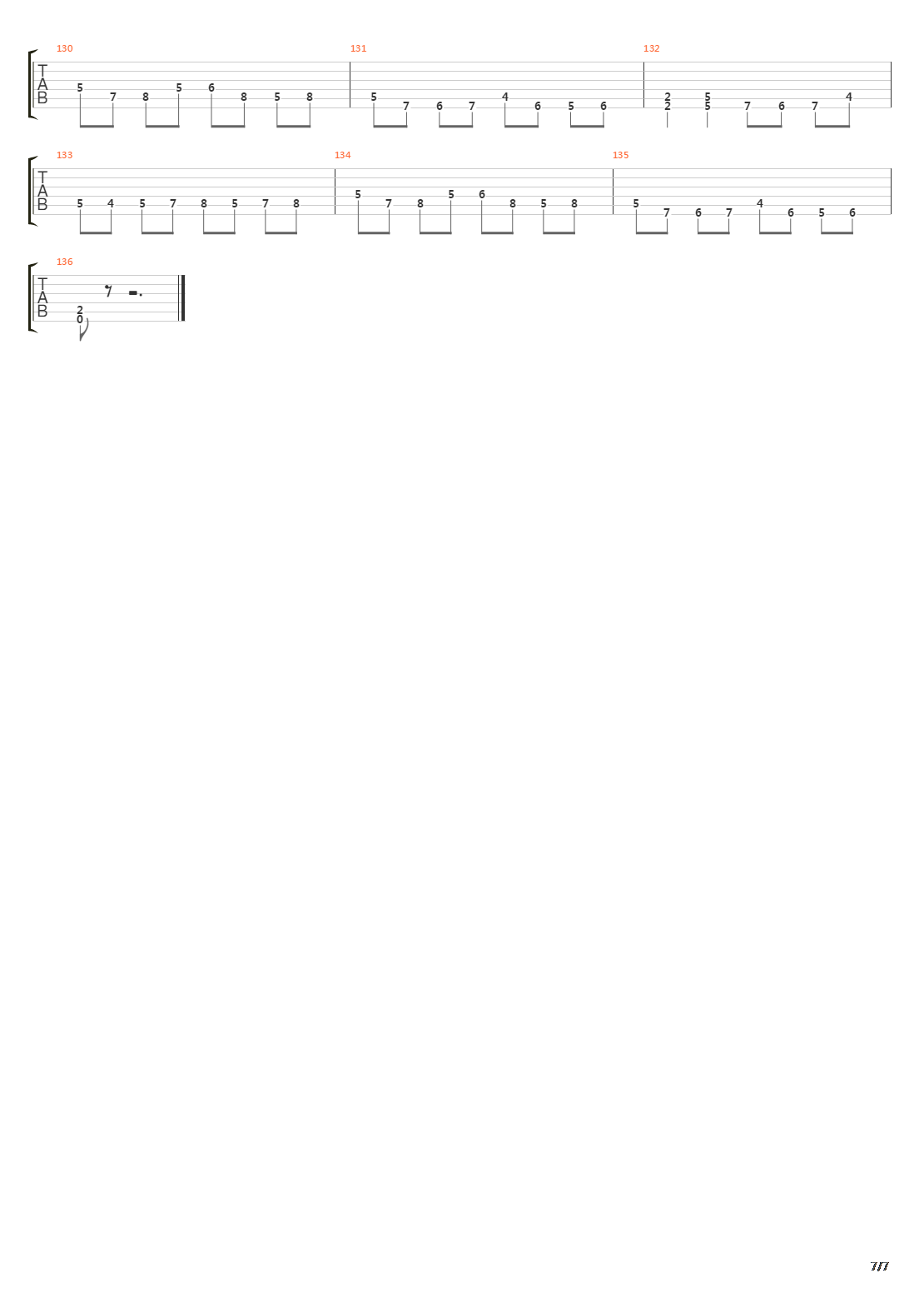 Symmetry Of Zero吉他谱