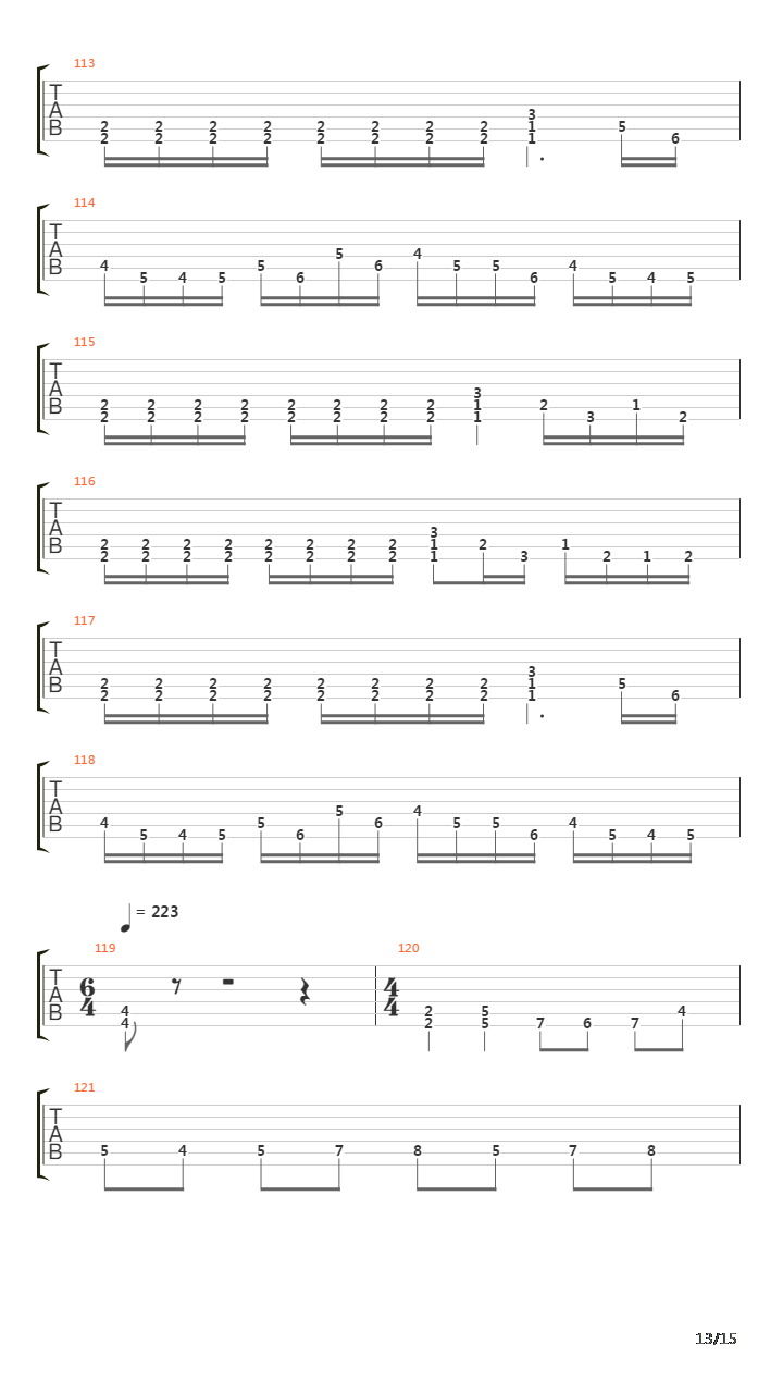 Symmetry Of Zero吉他谱