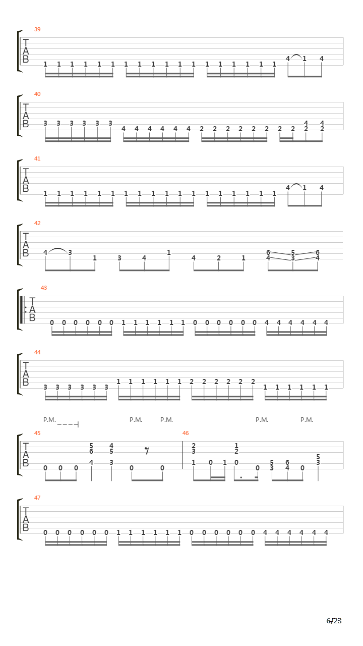 The First Damned吉他谱