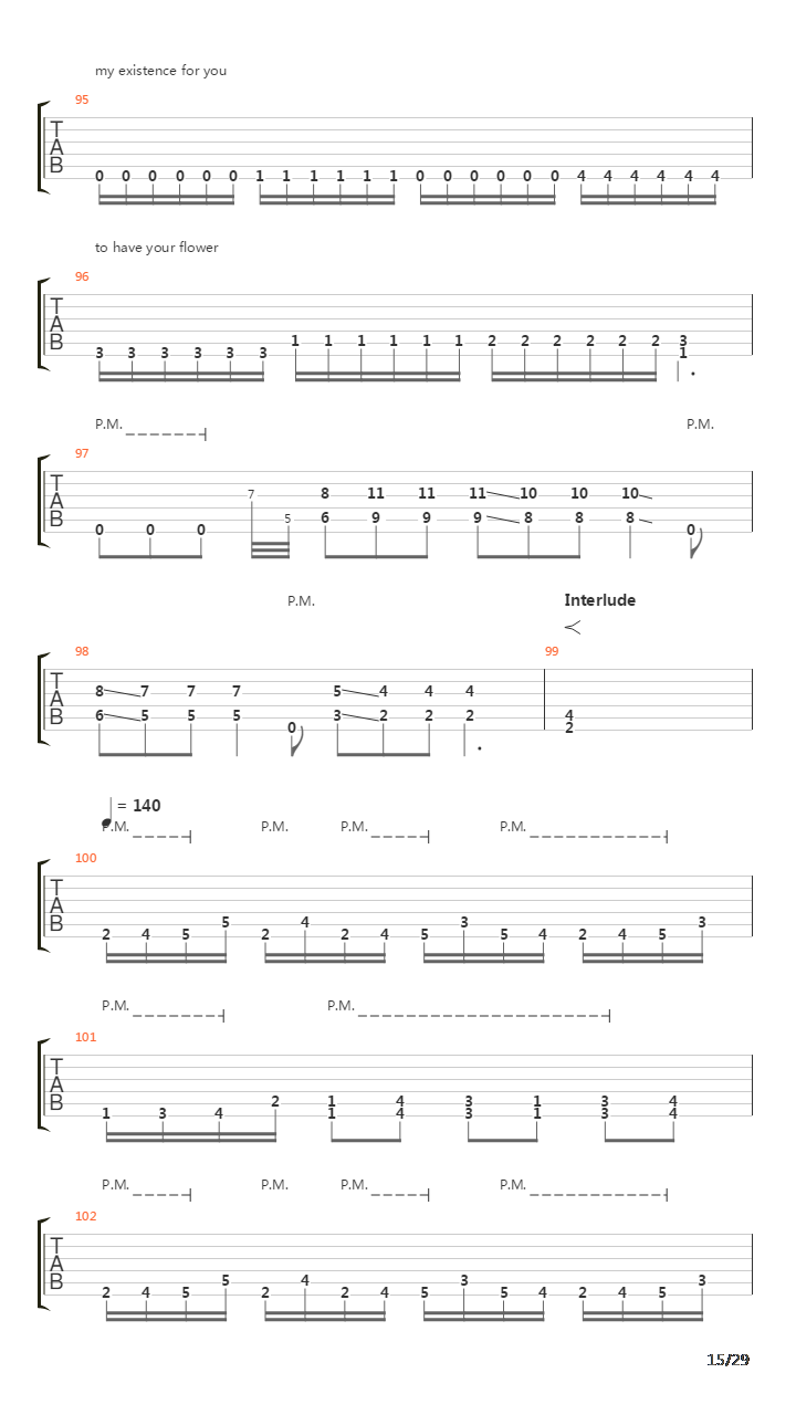 The First Damned吉他谱