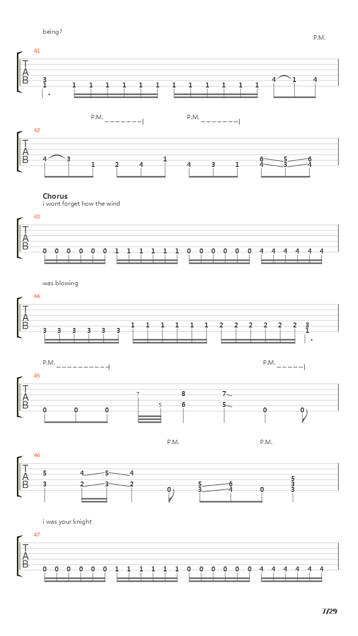 The First Damned吉他谱