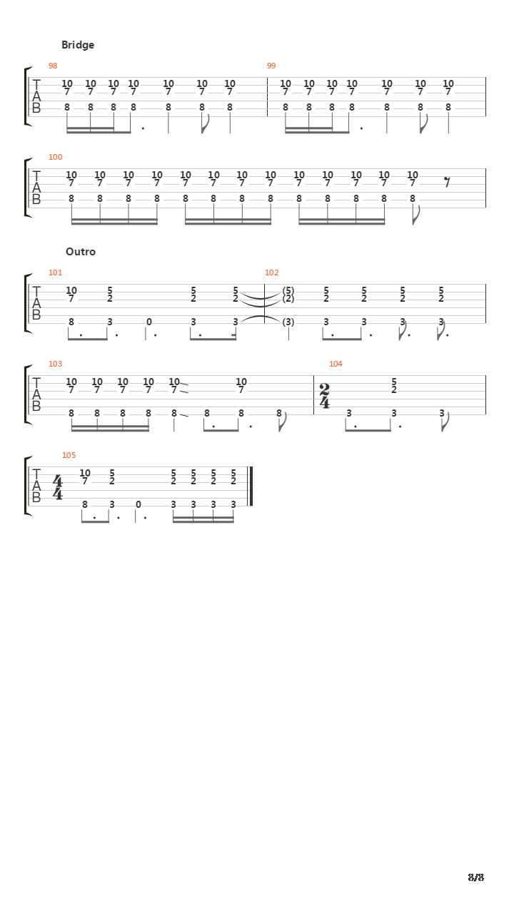 The Giver吉他谱