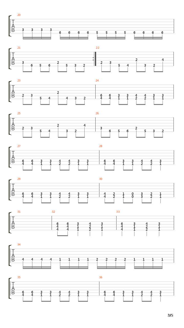Prelude To The Apocalypse吉他谱