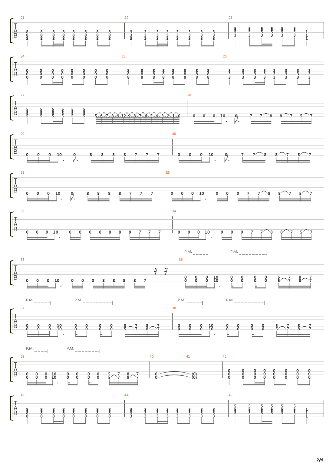 Crash吉他谱