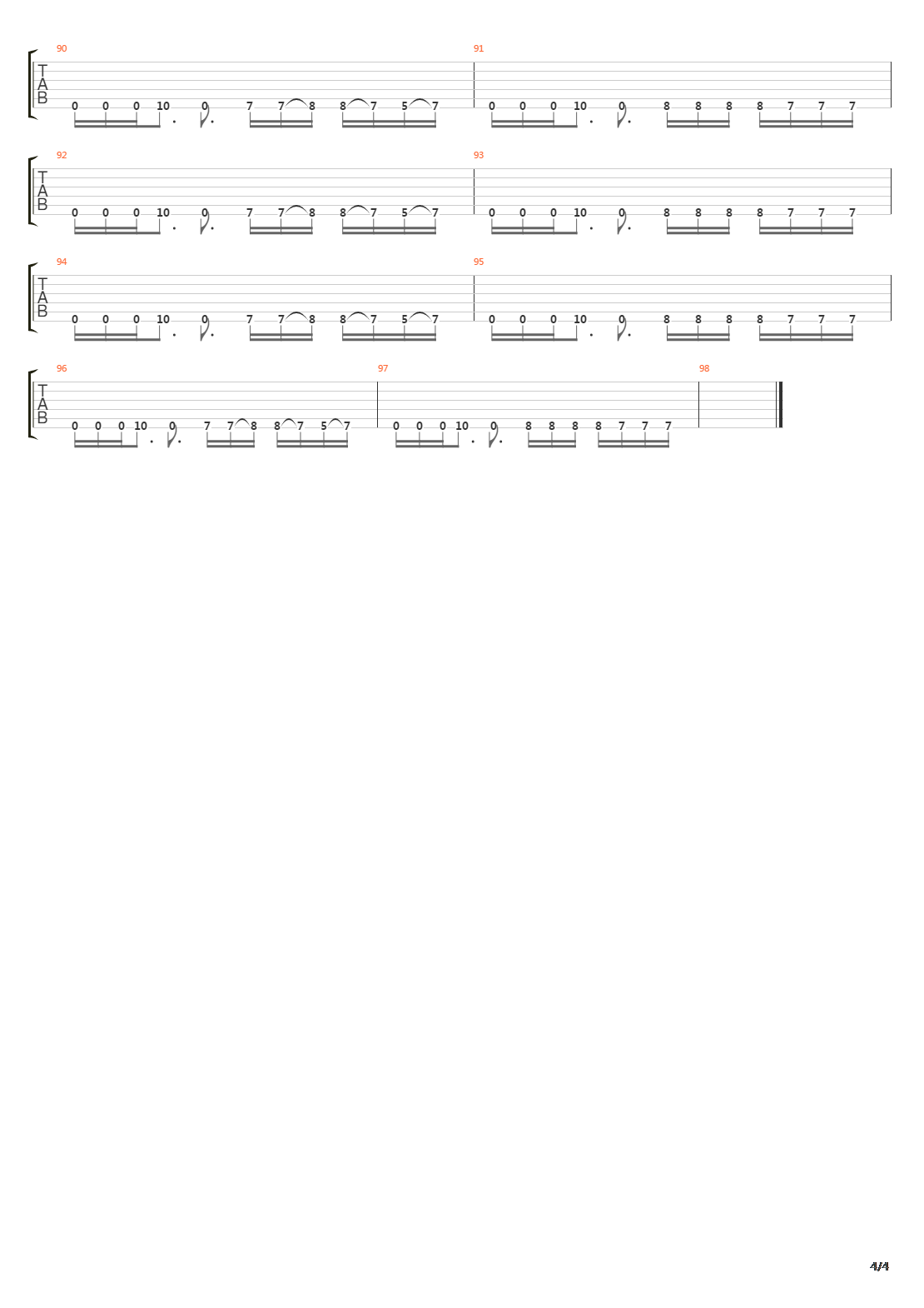 Crash吉他谱