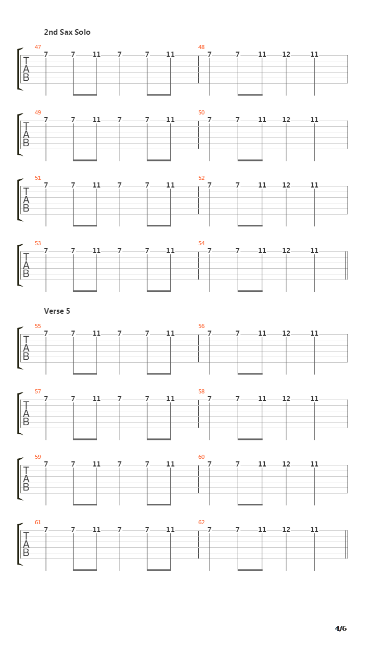 Coronado吉他谱