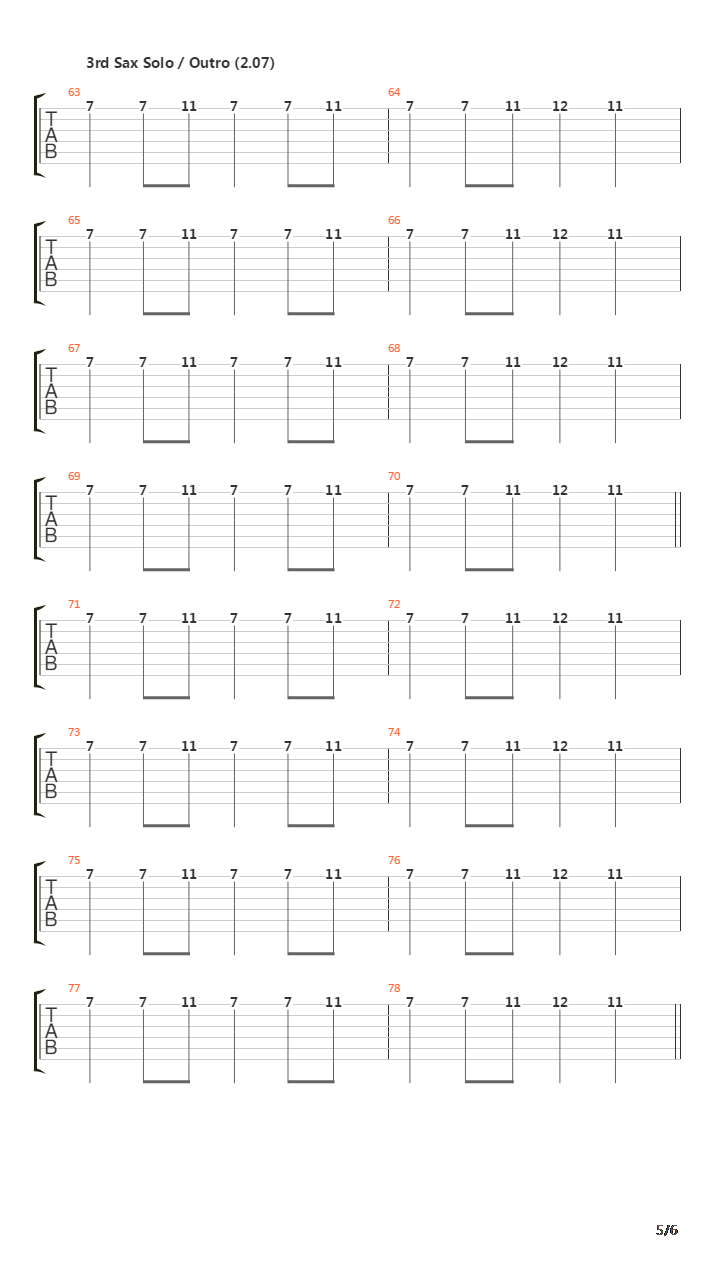 Coronado吉他谱