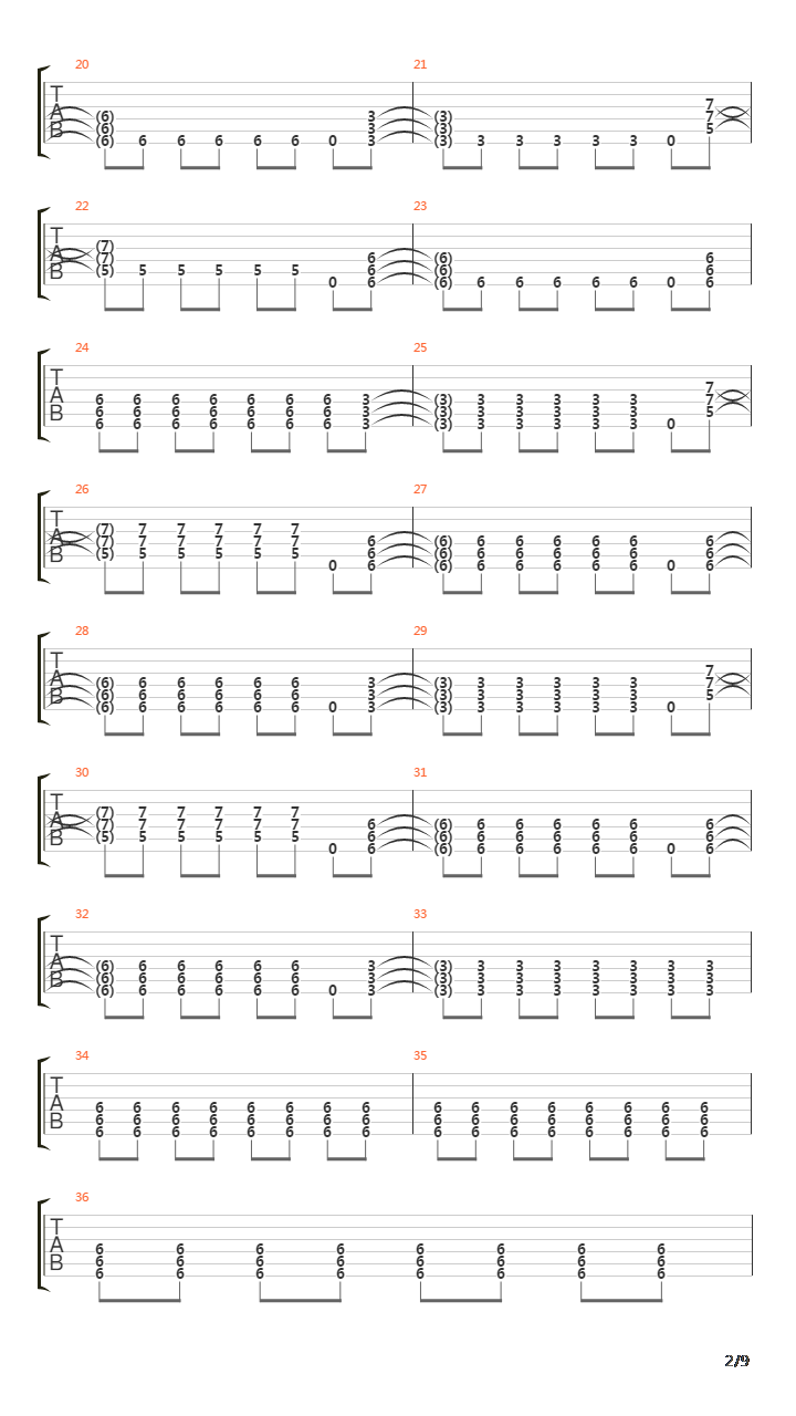 Dtd吉他谱