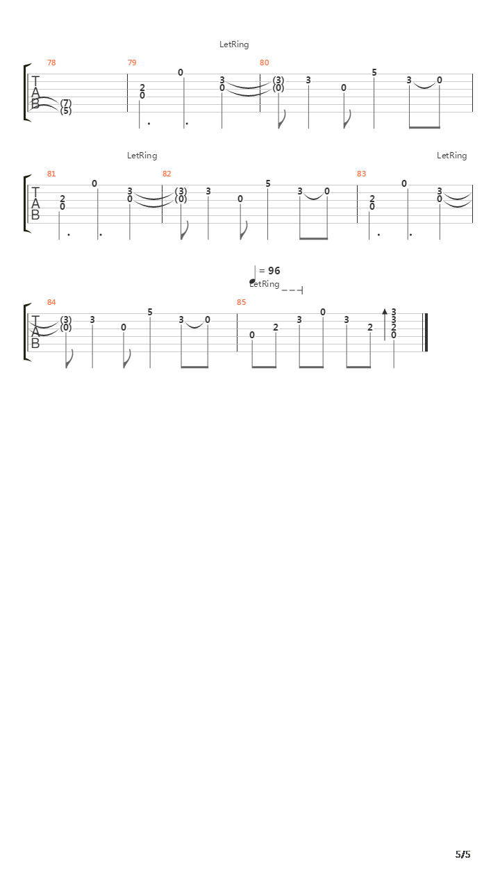 Wasting My Time吉他谱