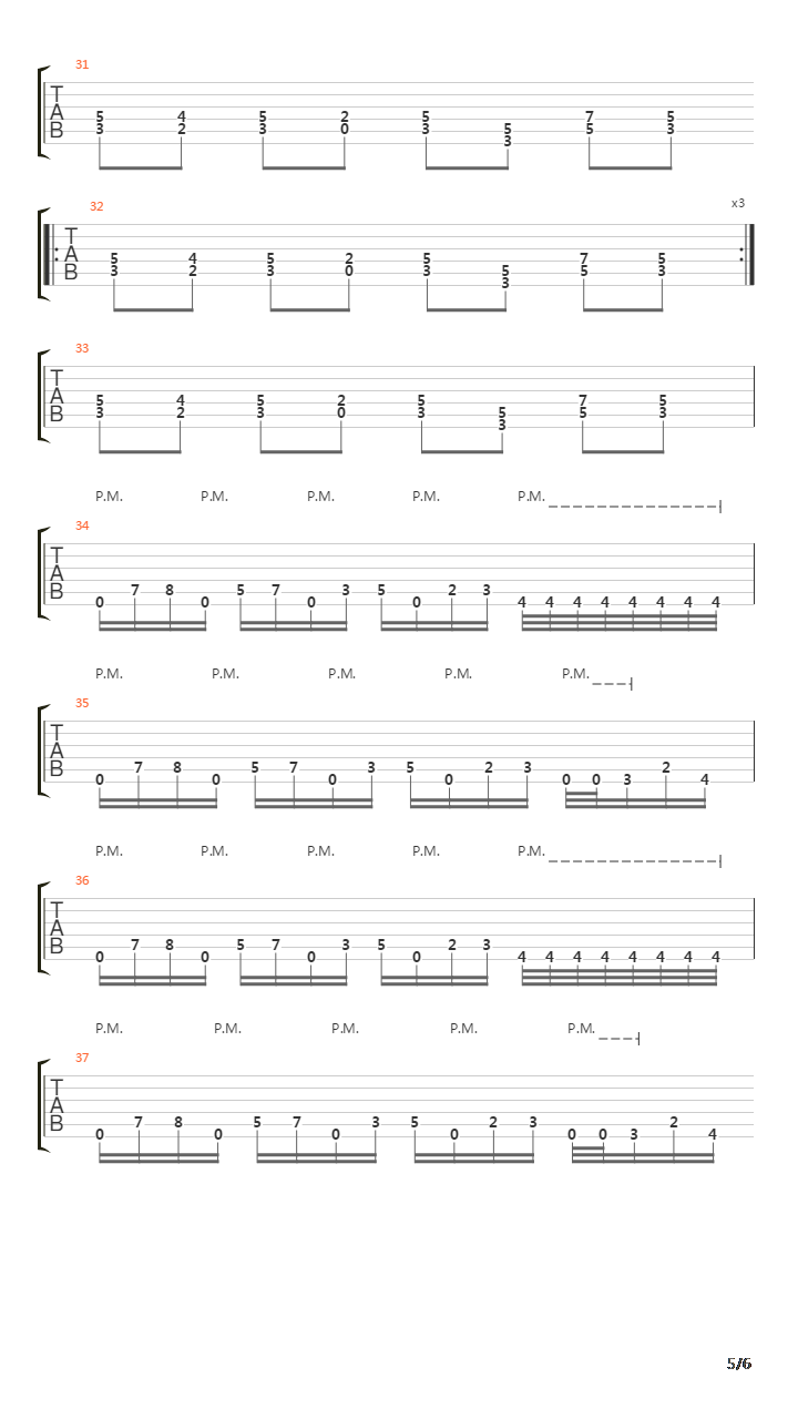Course For Gods吉他谱