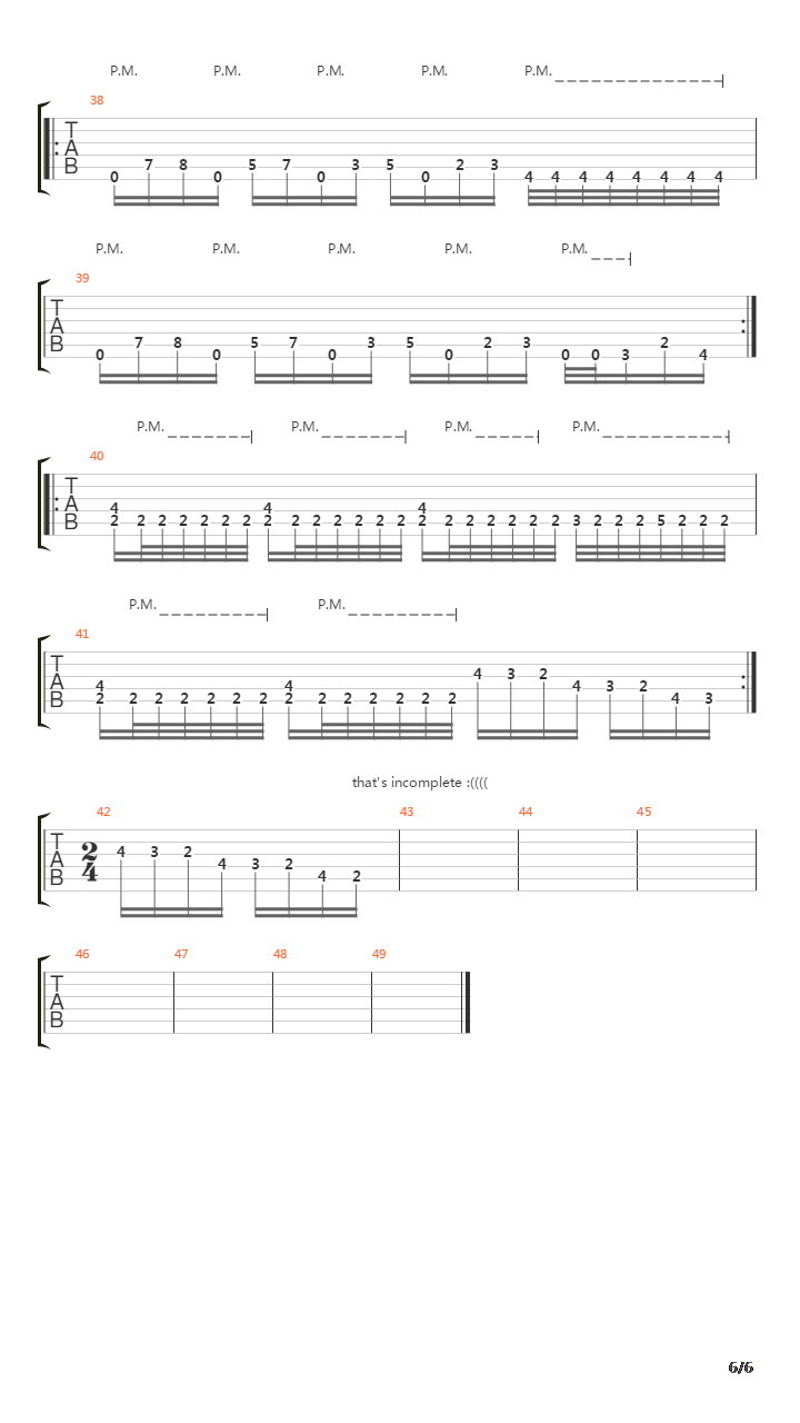 Course For Gods吉他谱