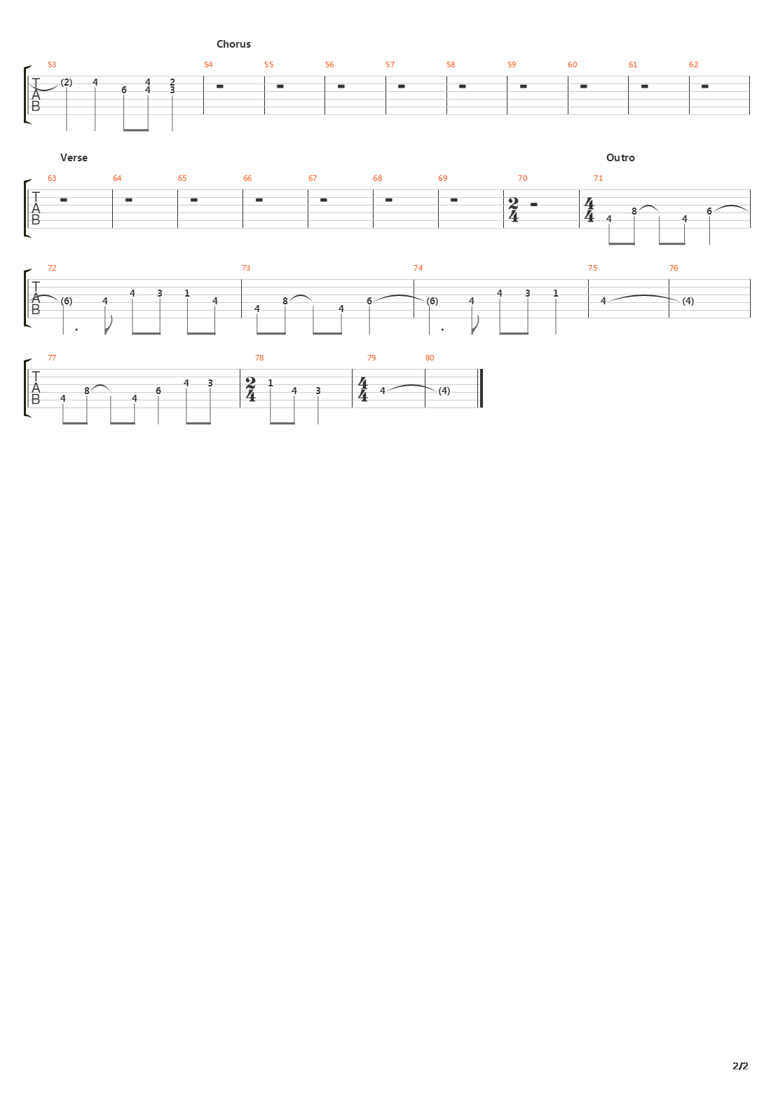 Roll To Me吉他谱