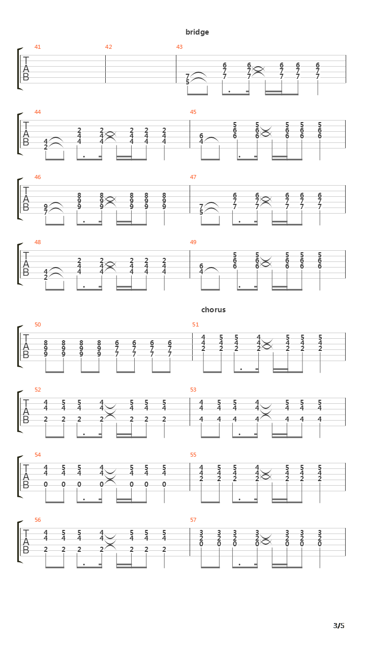 Deeper吉他谱