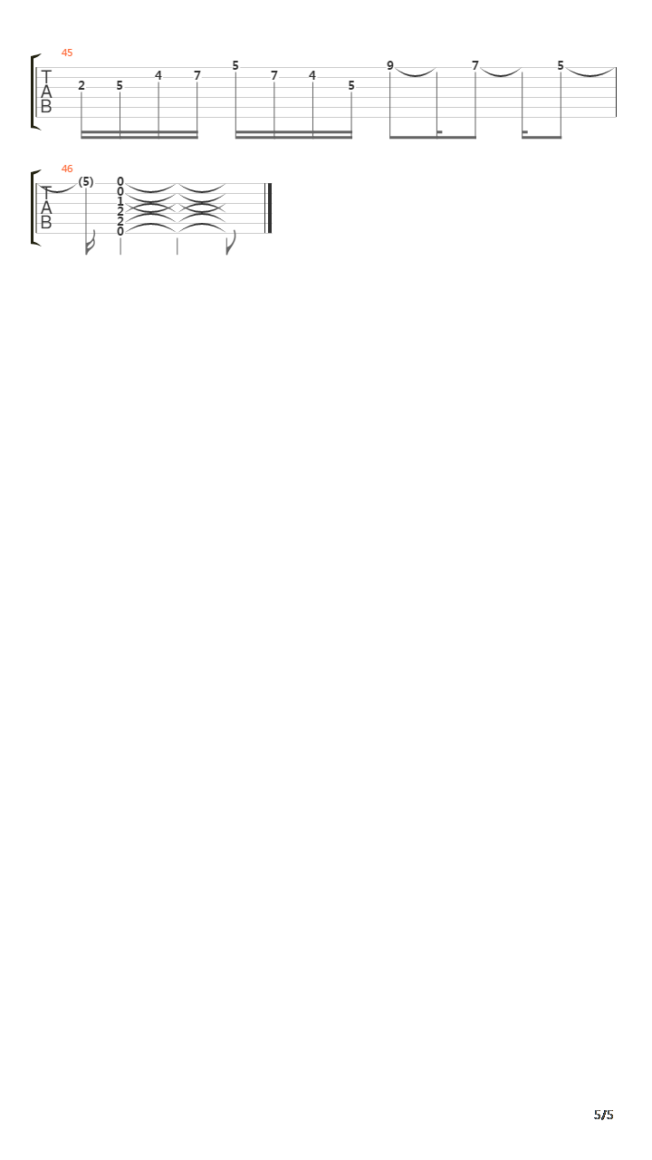 Where The Song Has No Name吉他谱