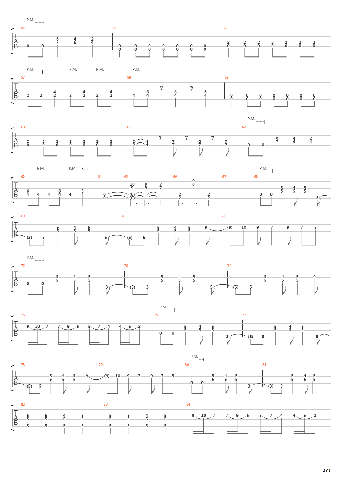 Departure吉他谱