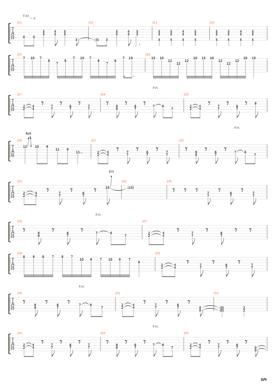 Departure吉他谱