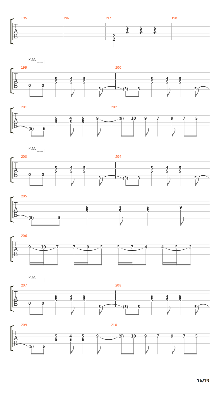 Departure吉他谱