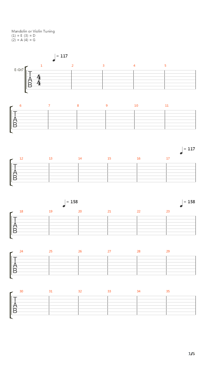 Ghostman吉他谱