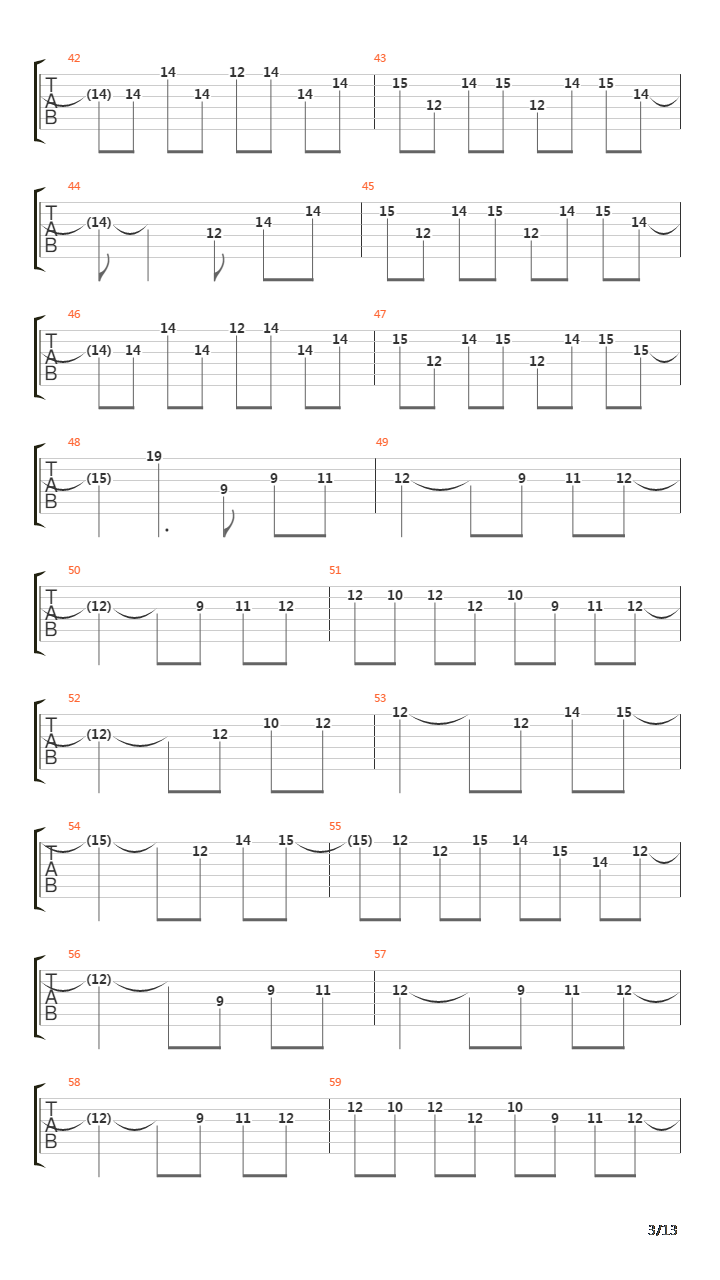 Border Of Life吉他谱