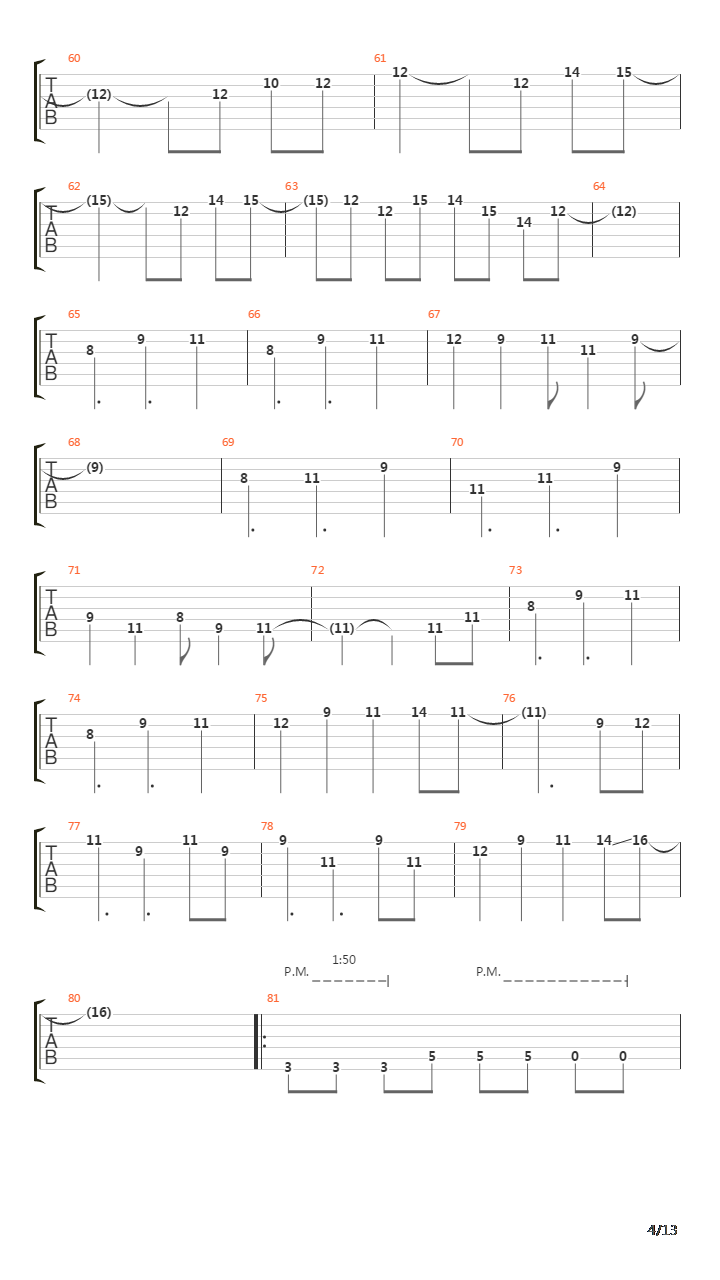 Border Of Life吉他谱