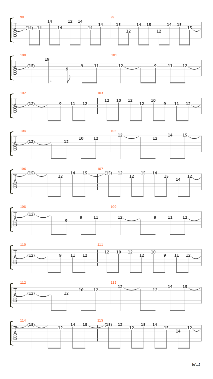 Border Of Life吉他谱