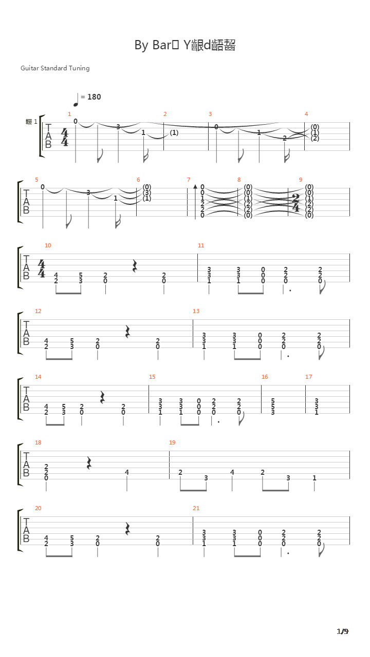 Kahpe吉他谱