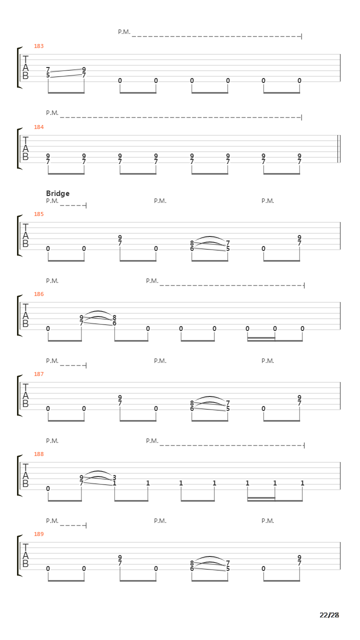 Paracidal Epitaph吉他谱