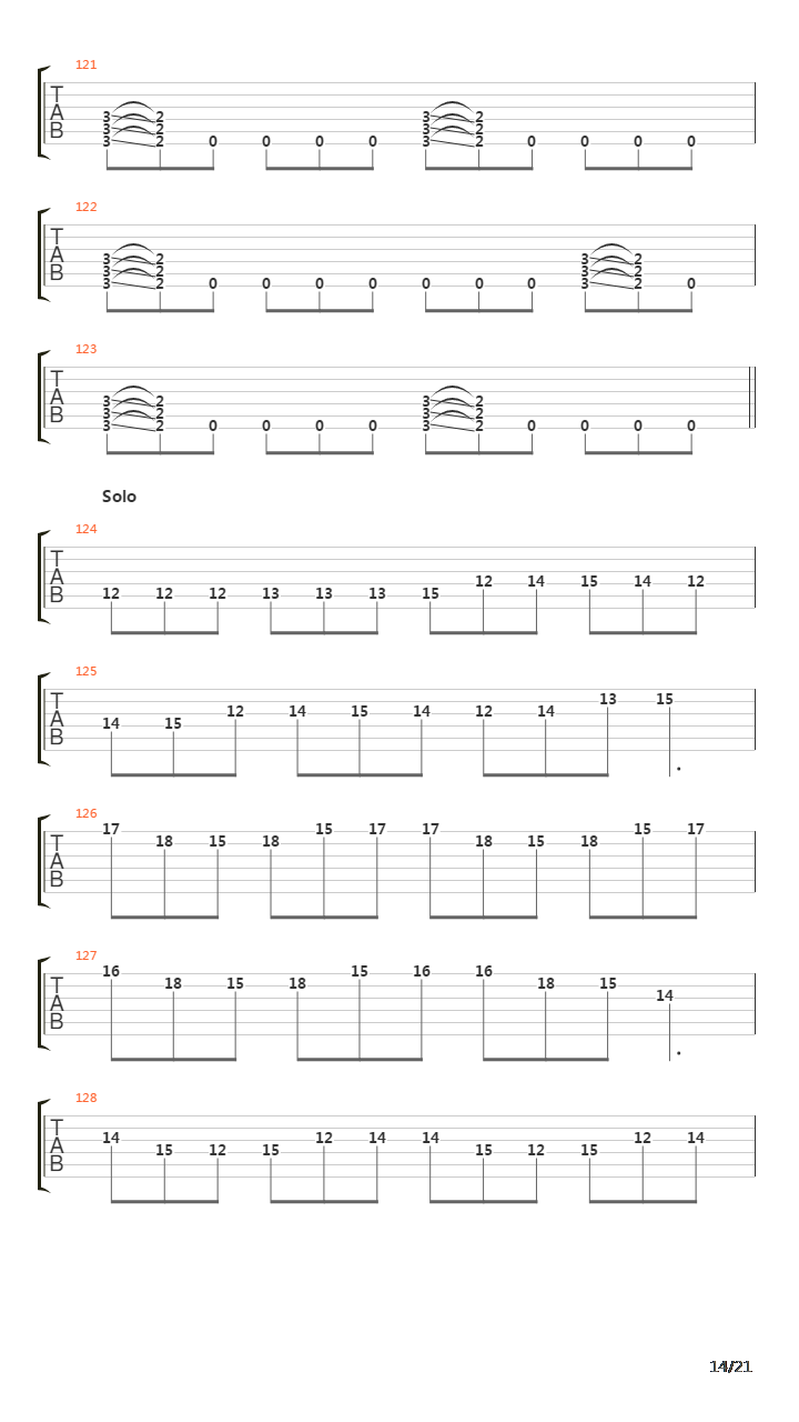 Soldiers Song吉他谱