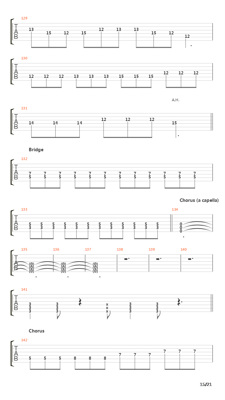 Soldiers Song吉他谱