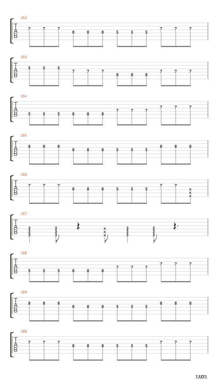 Soldiers Song吉他谱