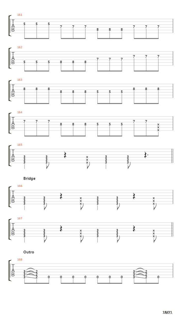 Soldiers Song吉他谱
