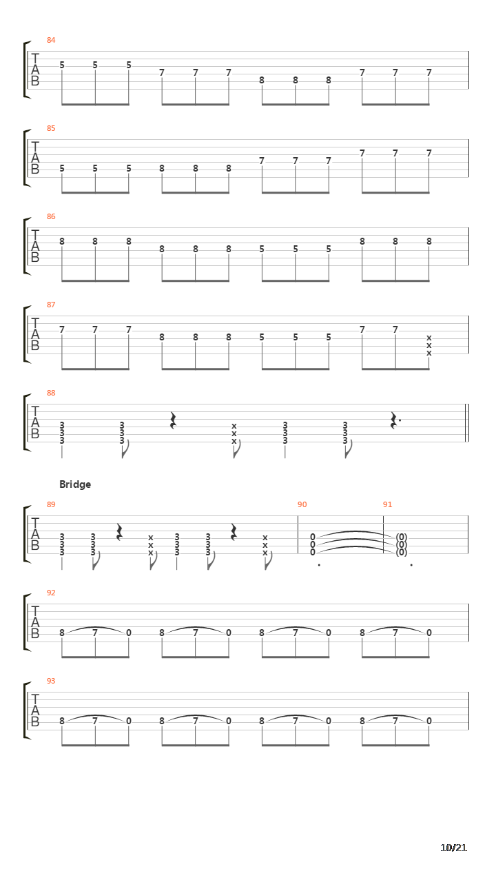 Soldiers Song吉他谱
